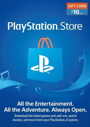 PSN Gift Card USD 10 (US)