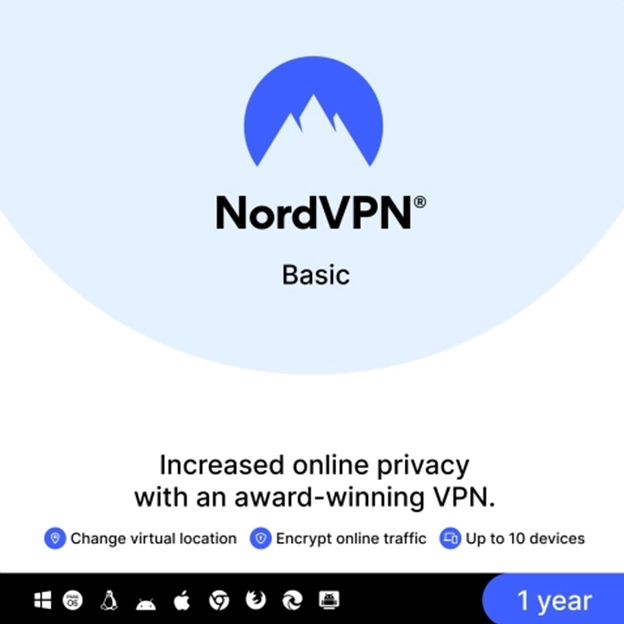 N-VPN Basic 10 Devices 1 Year (Global)